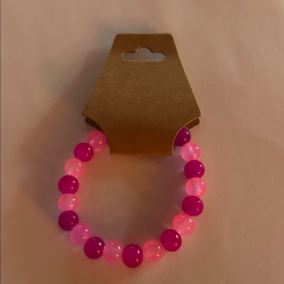 Size extra small handmade glass bead bracelet - Picture 2 of 3